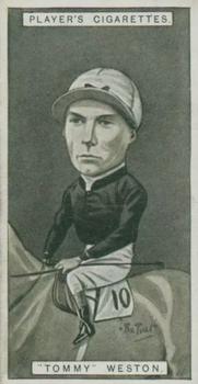 1925 Player's Racing Caricatures #38 Thomas Weston Front